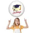 balon foliowy gratulacje biret i dyplom bialy 18 rnd