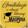 balon foliowy gratulacje z okazji obrony magistra zloty 18 hrt