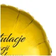 balon foliowy gratulacje z okazji obrony magistra zloty 18 rnd
