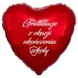 balon foliowy gratulacje z okazji ukonczenia szkoly czerwony 18 hrt