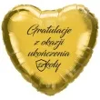 balon foliowy gratulacje z okazji ukonczenia szkoly zloty 18 hrt
