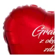 balon foliowy gratulacje z okazji zdania egzaminow czerwony 18 hrt