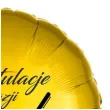 balon foliowy gratulacje z okazji zdania egzaminow zloty 18 rnd
