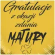 balon foliowy gratulacje z okazji zdania matury zloty 18 hrt