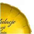 balon foliowy gratulacje z okazji zdania matury zloty 18 rnd