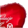 balon foliowy gratulacje z okazji zdania prawka czerwony 18 hrt