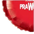 balon foliowy gratulacje z okazji zdania prawka czerwony 18 rnd