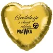 balon foliowy gratulacje z okazji zdania prawka zloty 18 hrt