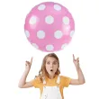 balon foliowy grochy rozowy jasny arpex 18 rnd