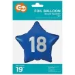 balon foliowy gwiazda 18 niebieski godan 19 str