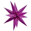 balon foliowy gwiazda 3d diy fioloetowy unique 28 str