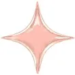 balon foliowy gwiazda 4 ka rozowe zloto qualatex 40 shp