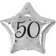 balon foliowy gwiazda 50 srebrny godan 19 str