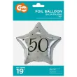 balon foliowy gwiazda 50 srebrny godan 19 str