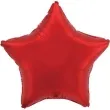 balon foliowy gwiazda czerwony flexmetal 9 str