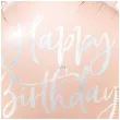 balon foliowy gwiazda happy birthday rozowy partydeco 18 5 str