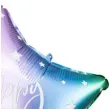 balon foliowy gwiazda happy birthday teczowy partydeco 18 5 str