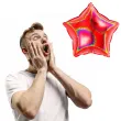 balon foliowy gwiazda holo czerwony grabo 18 str