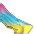 balon foliowy gwiazda jumbo gradient flexmetal 37 str