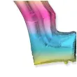 balon foliowy gwiazda jumbo gradient flexmetal 37 str