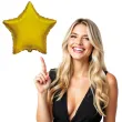 balon foliowy gwiazda jumbo zloty flexmetal 28 str