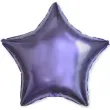 balon foliowy gwiazda liliowy flexmetal 18 str