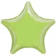 balon foliowy gwiazda limonkowy amscan 18 str