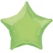 balon foliowy gwiazda limonkowy unique 18 str
