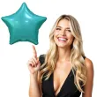 balon foliowy gwiazda matowa turkusowy godan 19 str