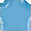 balon foliowy gwiazda niebieski chrom qualatex 20 str