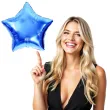 balon foliowy gwiazda niebieski dekoracjepolska 10 str