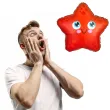 balon foliowy gwiazda rozgwiazda czerwony amscan 18 str