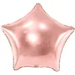 balon foliowy gwiazda rozowe zloto metalik partydeco 27 str