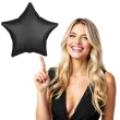 balon foliowy gwiazda satynowa czarny amscan 17 str