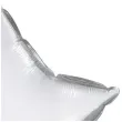 balon foliowy gwiazda srebrny chrom qualatex 20 str