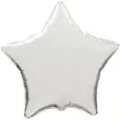 balon foliowy gwiazda srebrny flexmetal 4 str