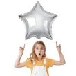 balon foliowy gwiazda srebrny godan 18 str