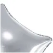 balon foliowy gwiazda srebrny metalik 27 str