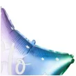 balon foliowy gwiazda sto lat teczowy partydeco 18 5 str