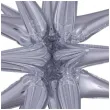 balon foliowy gwiazda z kolcami srebrny amscan 34 shp