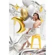 balon foliowy gwiazda z nieba srebrny partydeco 18 str