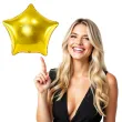 balon foliowy gwiazda zloty metalik 27 str