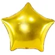 balon foliowy gwiazda zloty metalik 27 str