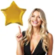 balon foliowy gwiazda zloty satynowy godan 19 str