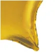 balon foliowy gwiazda zloty satynowy godan 19 str