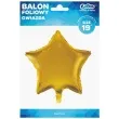 balon foliowy gwiazda zloty satynowy godan 19 str
