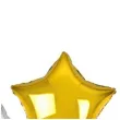 balon foliowy gwiazda zloty srebrny godan 19 3 szt rnd