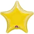 balon foliowy gwiazda zolty amscan 18 str