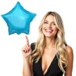 balon foliowy gwiazdka blekitny pudrowy dekoracjepolska 10 str