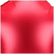 balon foliowy gwiazdka czerwony satynowy partydeco 19 str